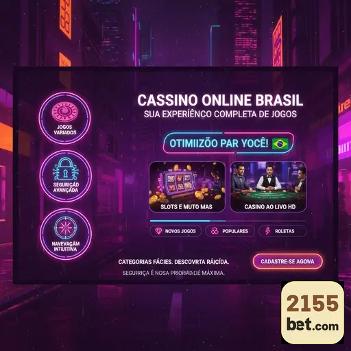 Interface de serviços VIP na 2155bet com jogos variados.