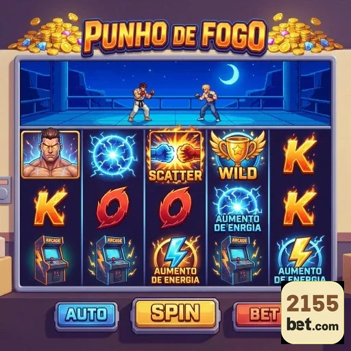 Jogos de slot 'Punho de Fogo' na 2155bet para diversão.